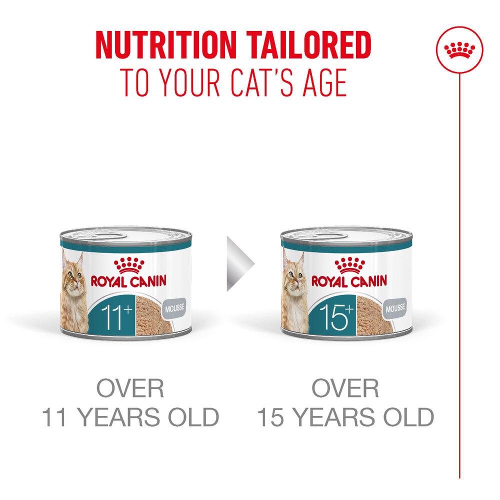 Royal Canin Ageing 11+ Cat Wet Food Ultra Soft Mousse Can 12 x 85g