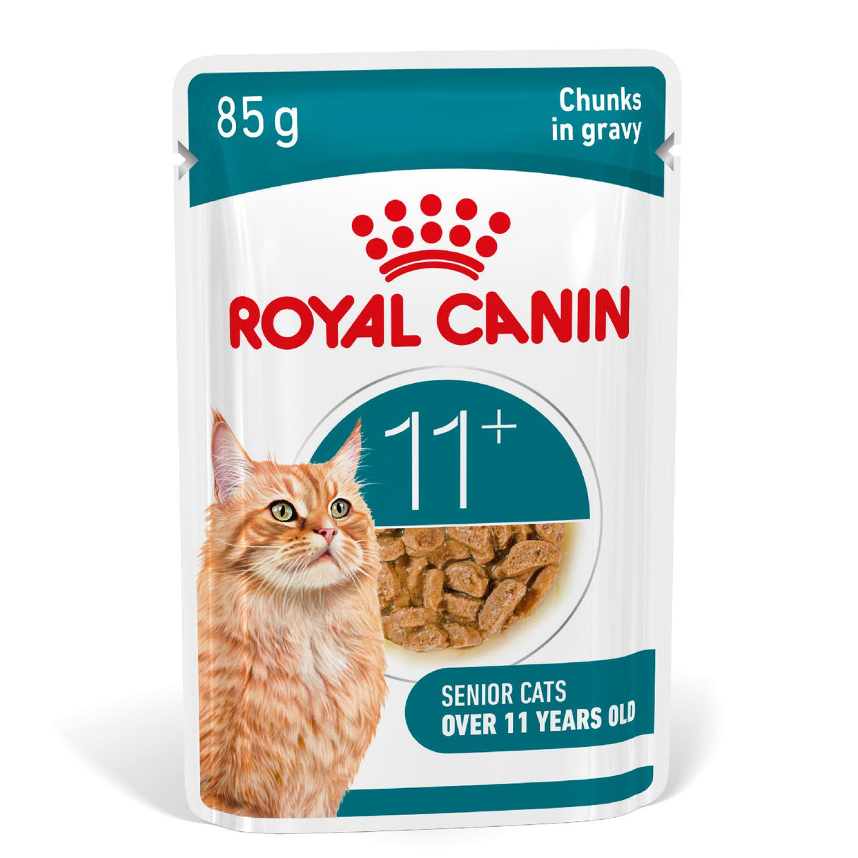 Royal Canin Ageing 11+ Senior Wet Cat Food Chunks In Gravy - 12 x 85g