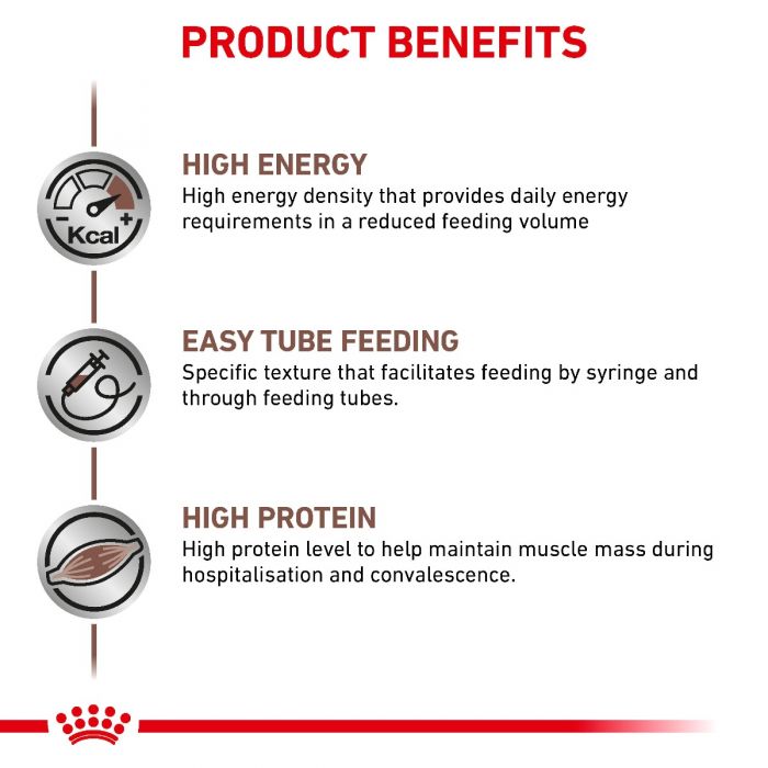 Royal Canin Recovery Ultra-Soft Mousse Adult Wet Cat and Dog Food Tins - 12 x 195g