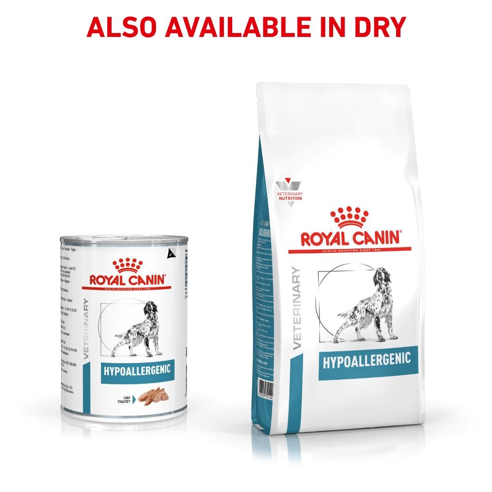Royal Canin Hypoallergenic Adult Wet Dog Food In Loaf - 12 x 400G