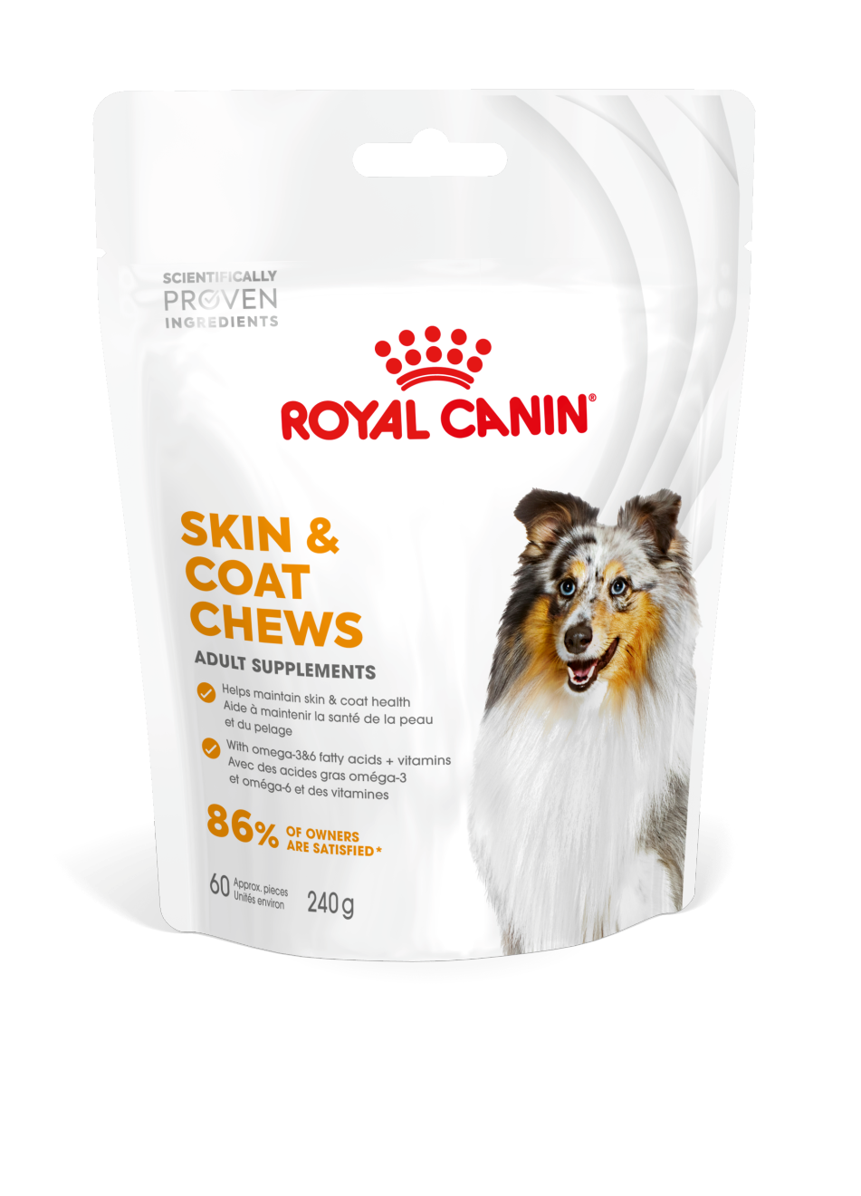 Royal Canin Dog Supplement for Skin & Coat Soft Chews - 240g