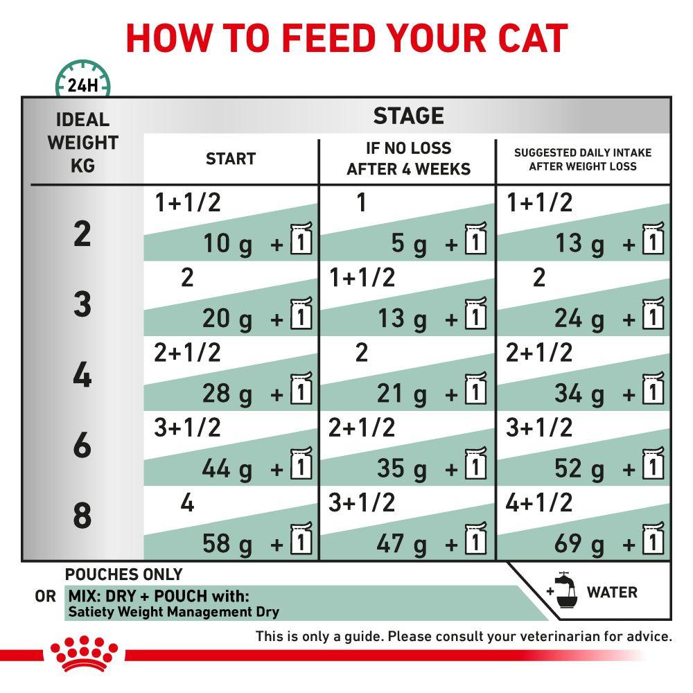Royal Canin Satiety Weight Management Thin Slices In Gravy Adult Wet Cat Food Pouches - 48 x 85g