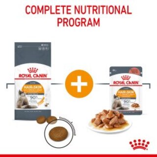 Royal Canin Hair & Skin Dry Cat Food - 400G