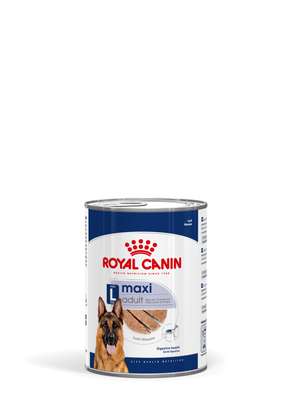 Royal Canin Maxi Adult Wet Dog Food Chunks In Loaf - 12 x 410g