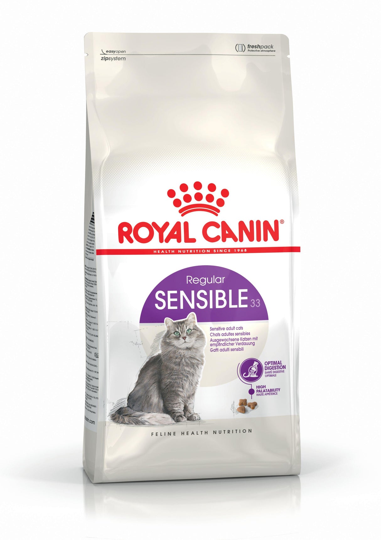 Royal Canin Sensible 33 Dry Adult Cat Food - 4kg