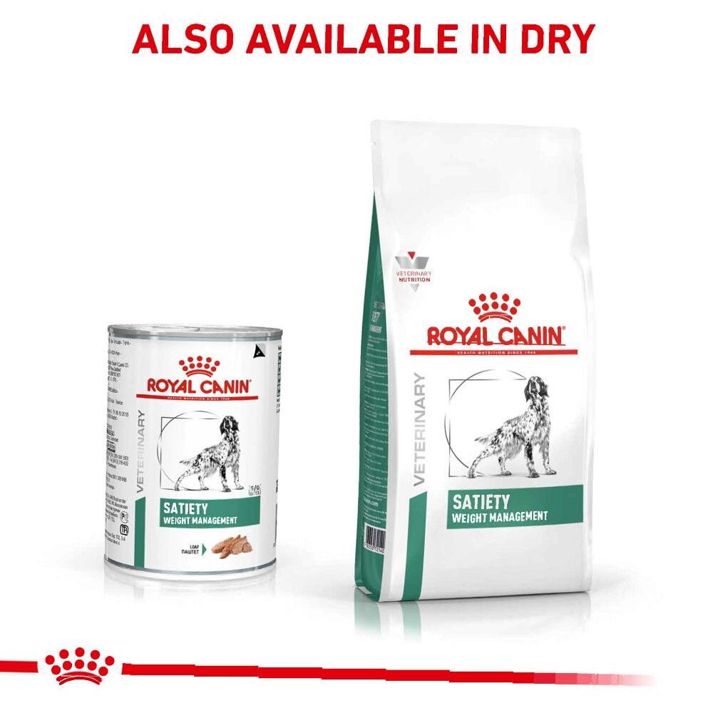 Royal Canin Satiety Weight Management Loaf Adult Wet Dog Food - 12 x 410g