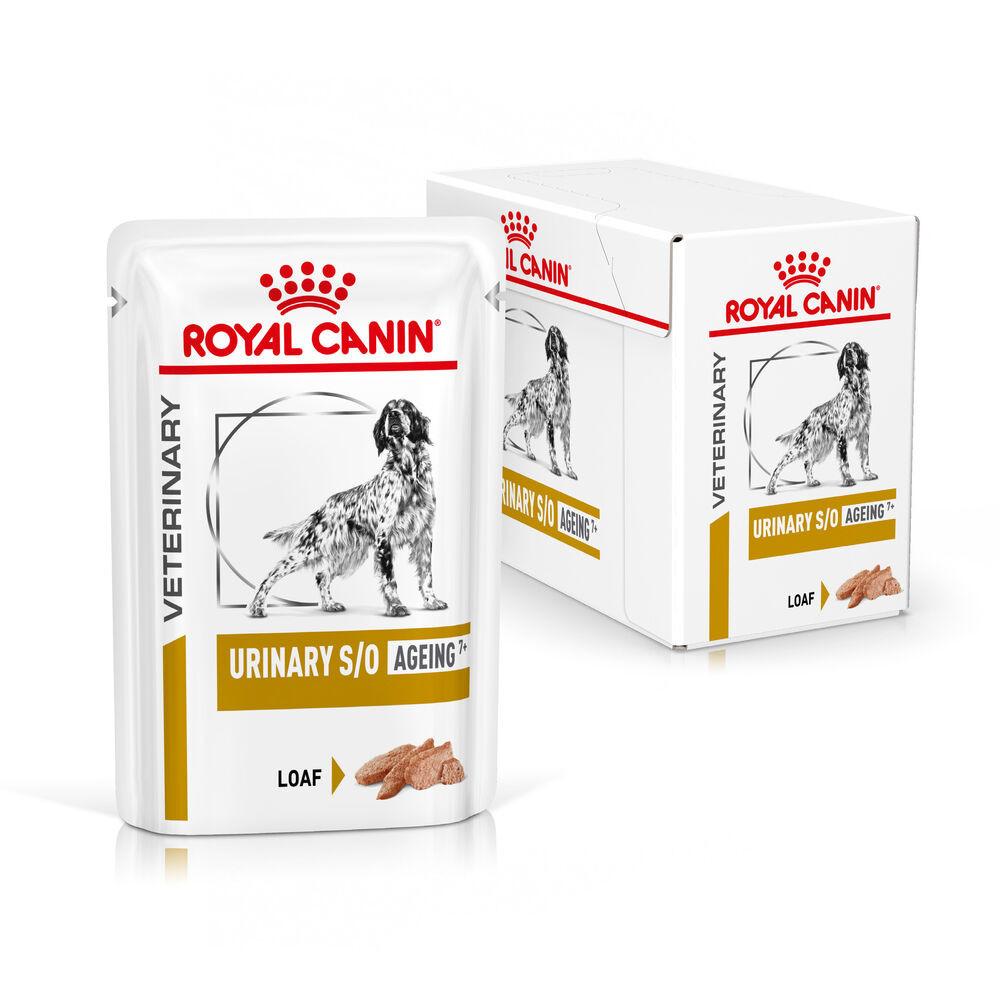 Royal Canin Urinary S/O Ageing 7+ Loaf Adult Wet Dog Food - 48 x 85g