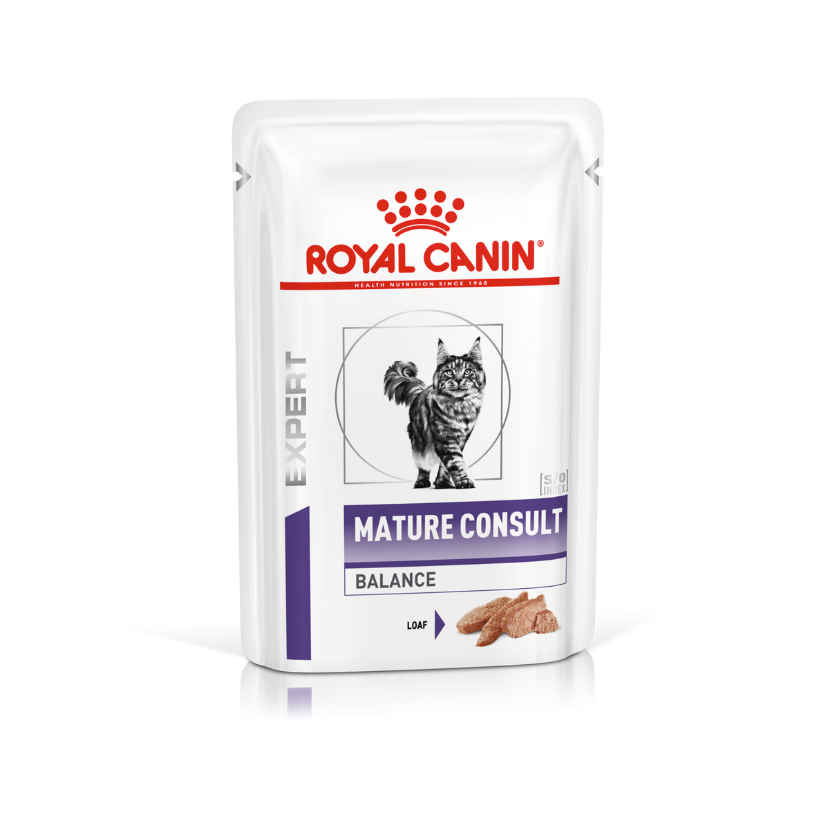 Royal Canin Veterinary Diet Mature Consult Balance Adult Wet Cat Food Loaf - 48 x 85g