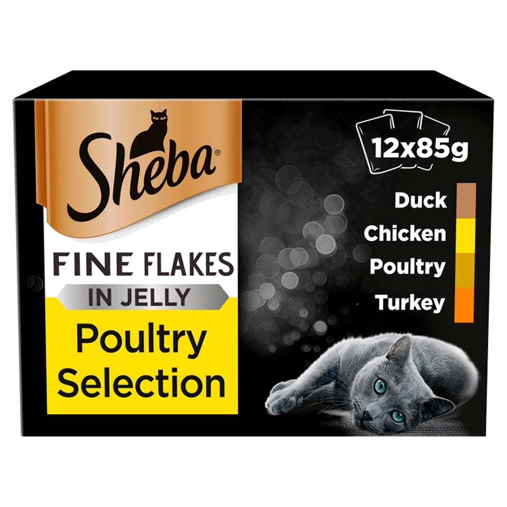 Sheba Wet Cat Food Pouches – Jelly & Gravy Selection