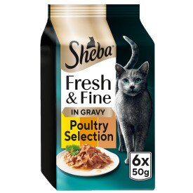 Sheba Wet Cat Food Pouches – Jelly & Gravy Selection
