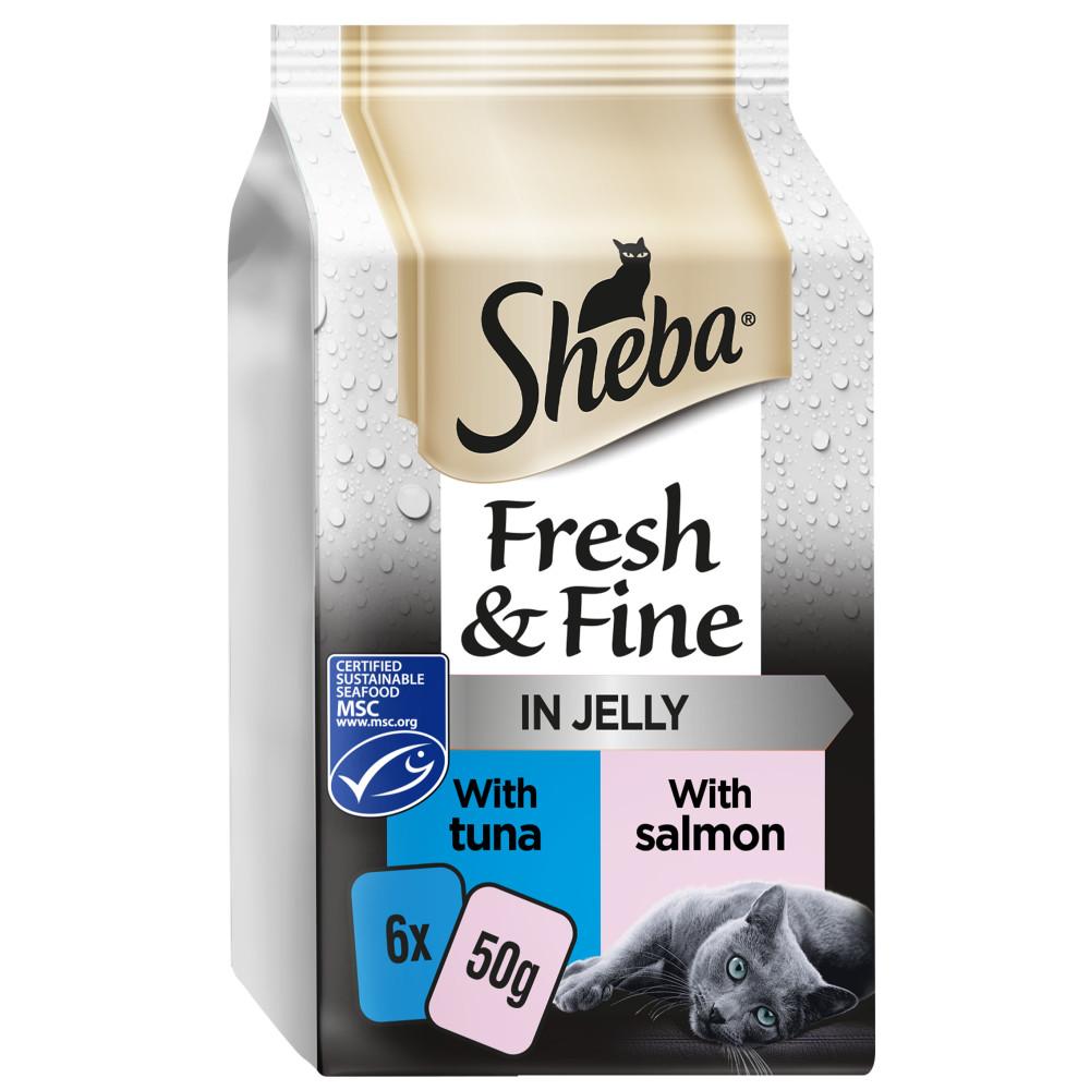 Sheba Wet Cat Food Pouches – Jelly & Gravy Selection