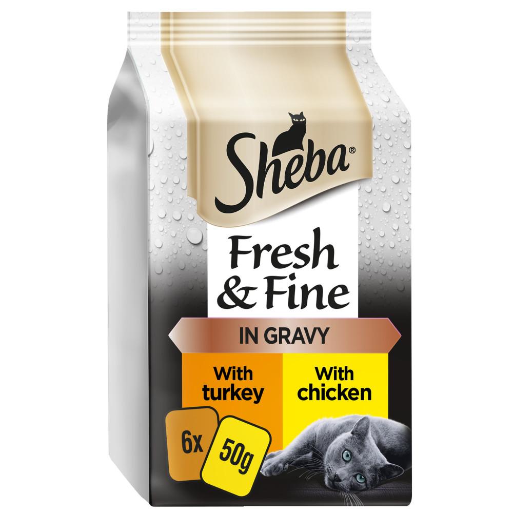 Sheba Wet Cat Food Pouches – Jelly & Gravy Selection
