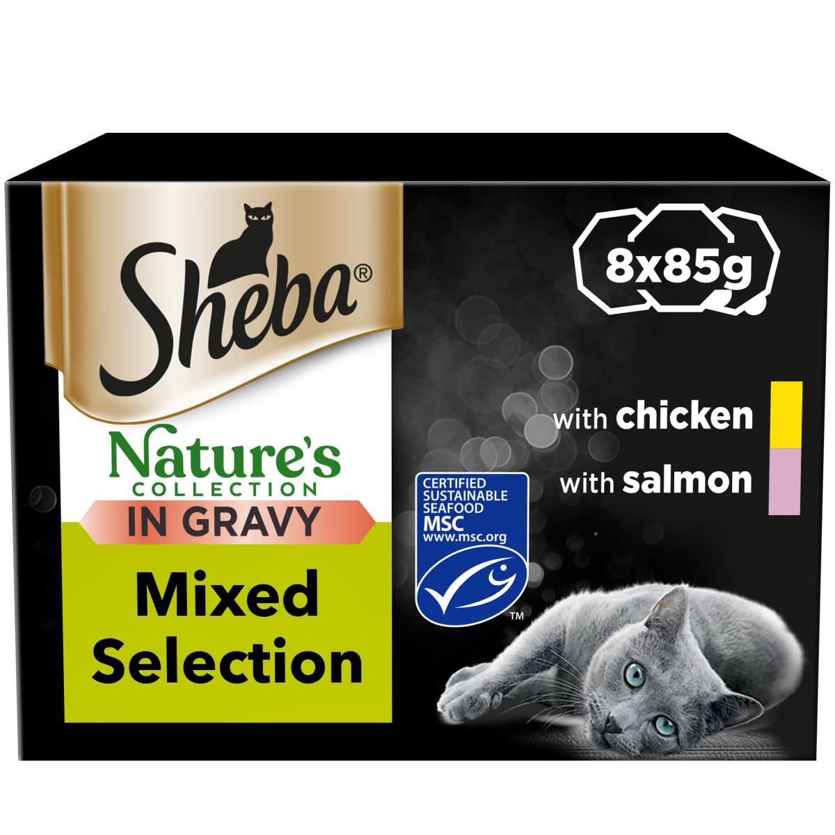 Sheba Wet Cat Food Trays – Mixed Texture & Flavour Selection
