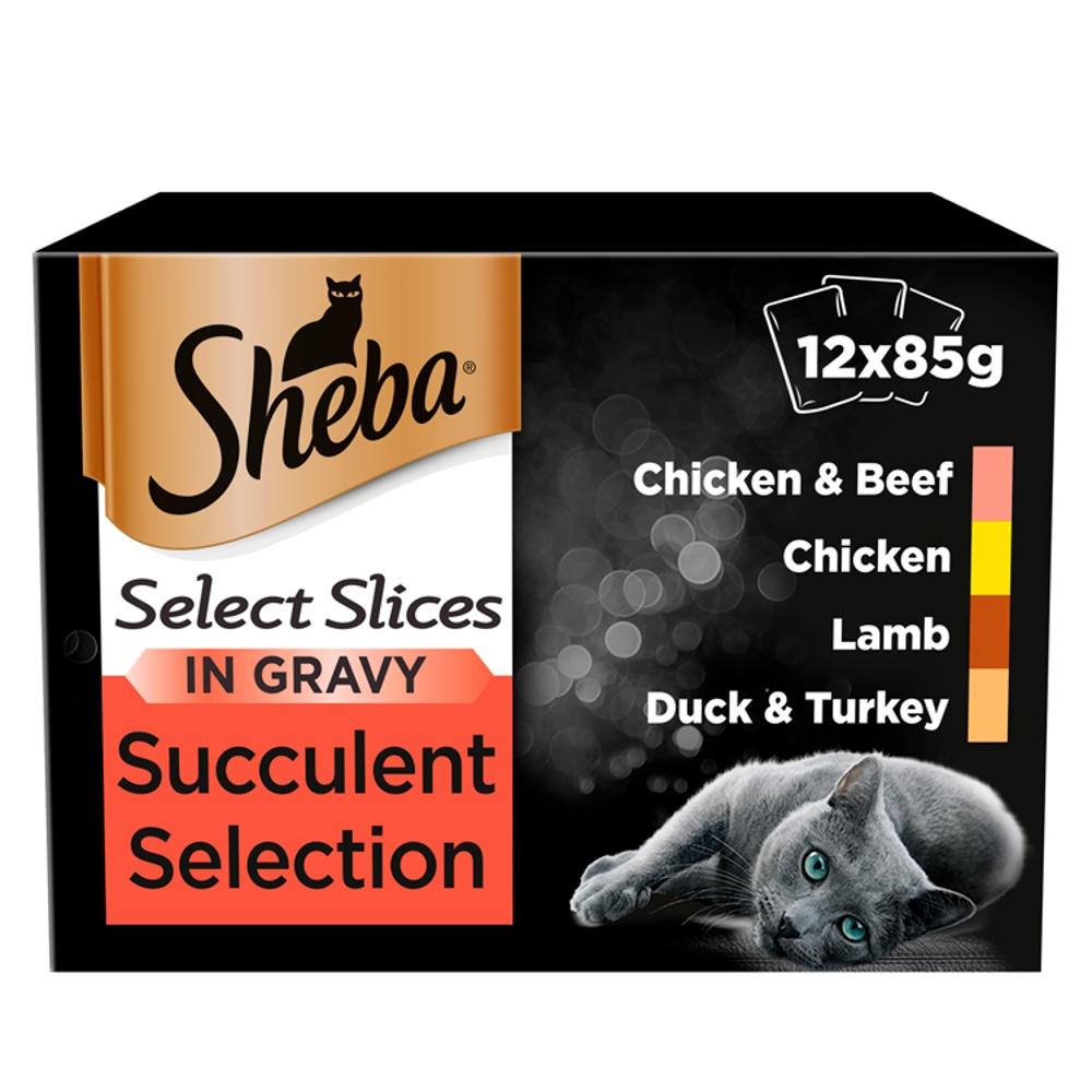 Sheba Wet Cat Food Pouches – Jelly & Gravy Selection