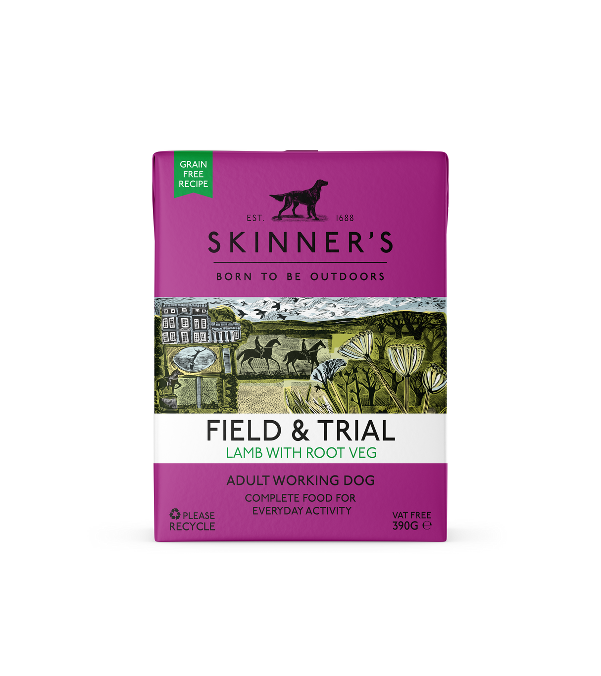 Skinners Field & Trial Lamb & Root Veg Adult Wet Dog Food - 18 x 390g