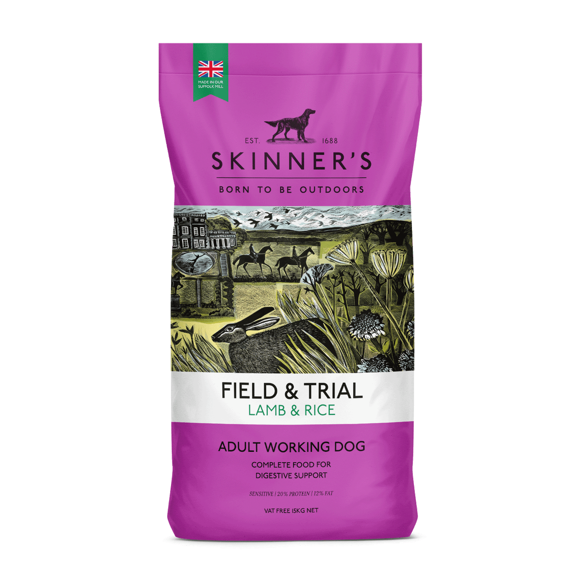 Skinner’s Dry Dog Food – Adult Field & Trial Recipes