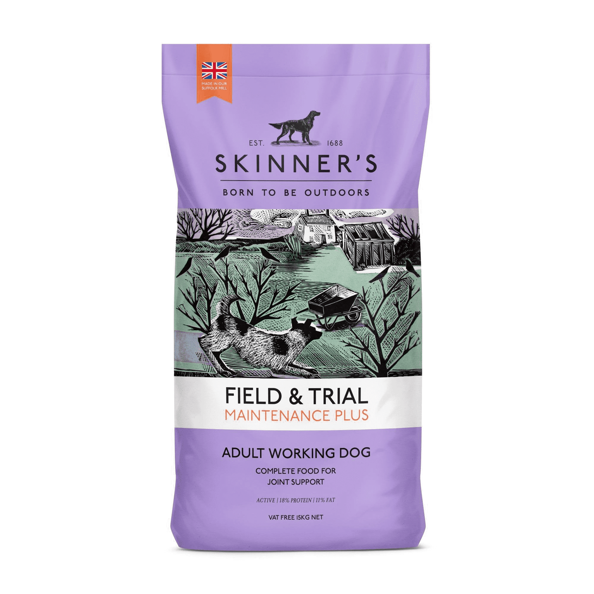 Skinners Field & Trial Maintenance Plus Dry Dog Food - 15kg