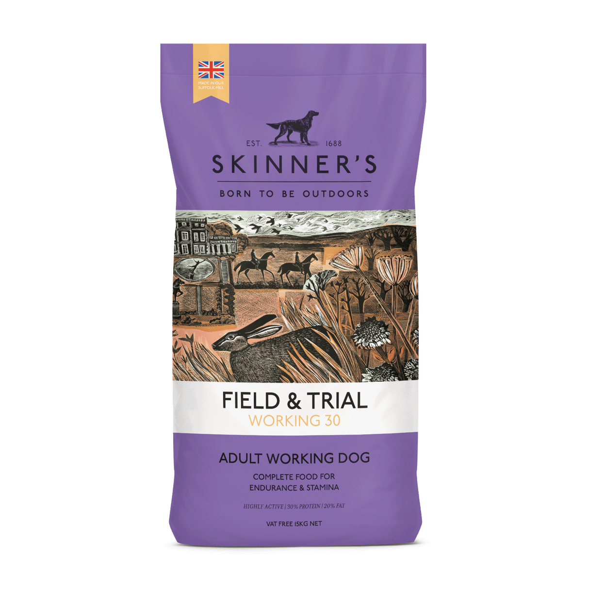 Skinners Field & Trial Working 30 Dry Dog Food - 15kg