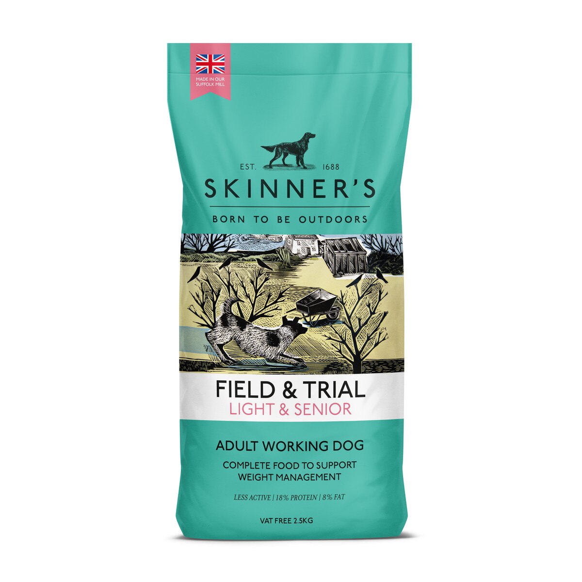 Skinners Light & Senior Dry Dog Food - 2.5kg