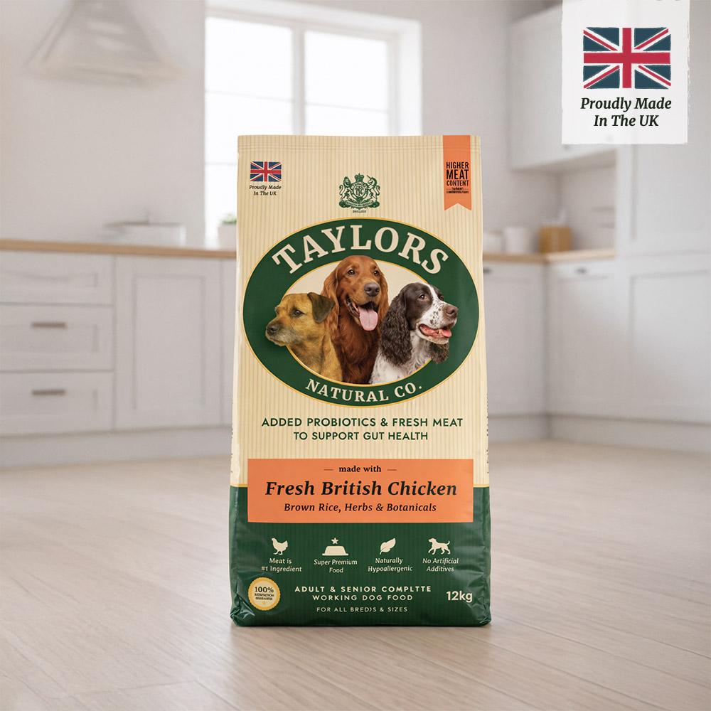 Taylors Chicken And Brown Rice Adult & Senior Dry Dog Food - 12kg