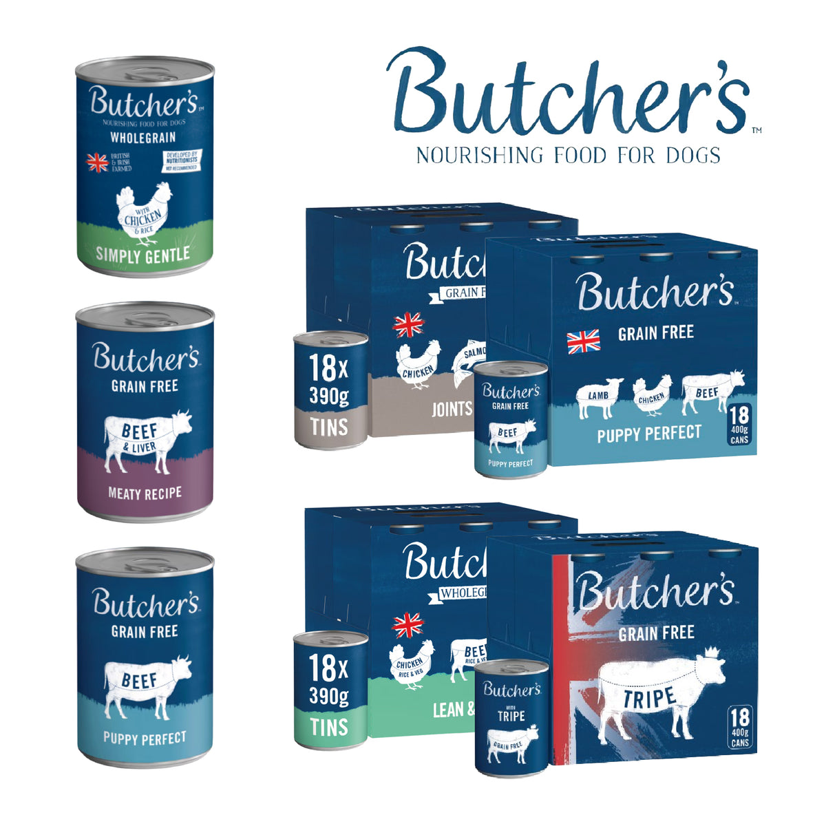 Butcher’s Wet Dog Food Cans – Natural Recipe Selection