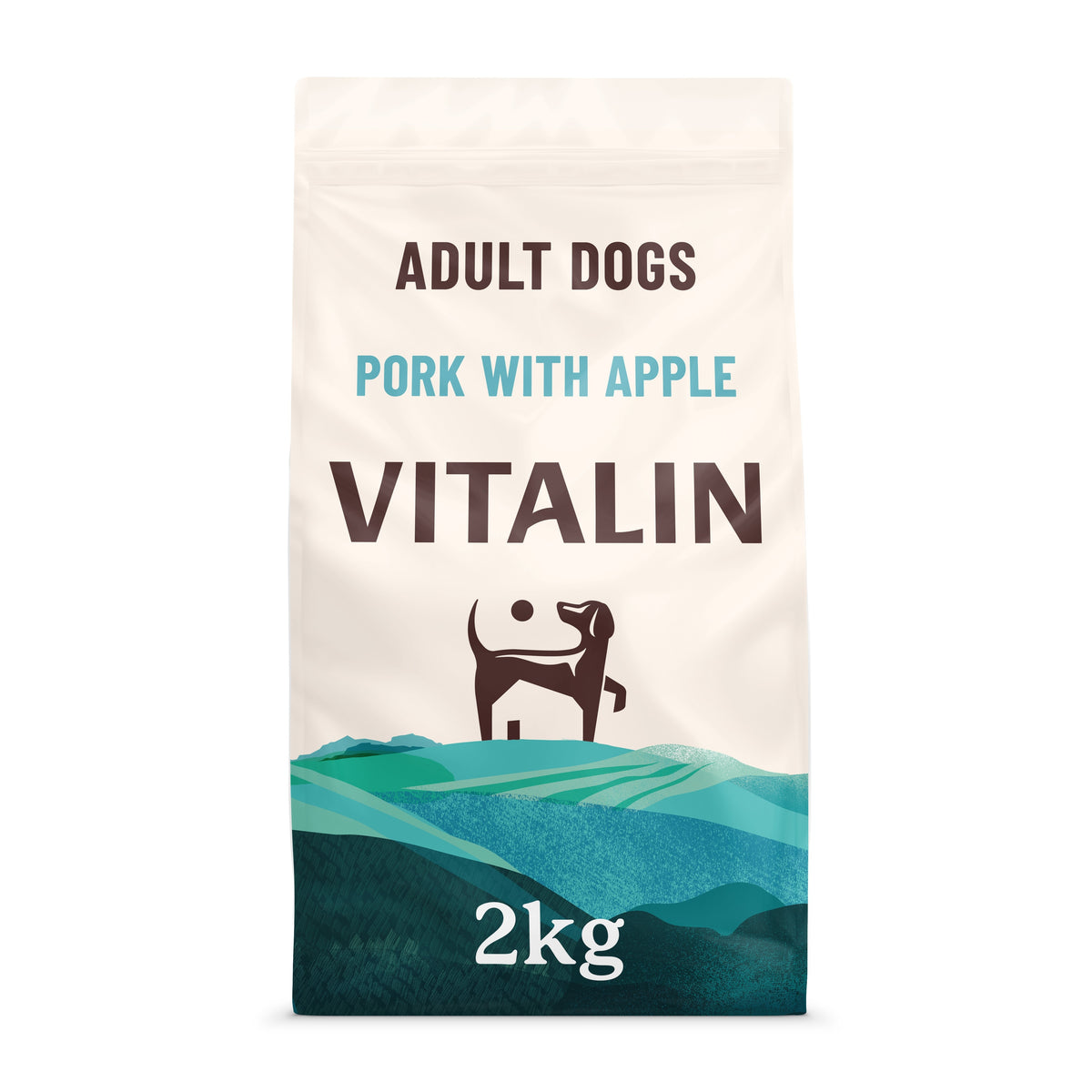 Vitalin Pork with Apple Adult Dry Dog Food - 2kg