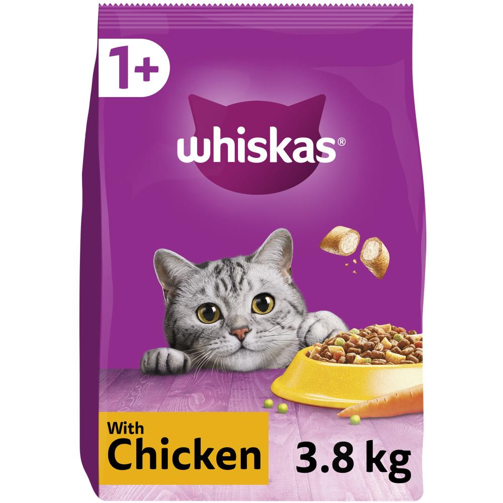WHISKAS Dry Cat Food – Adult, Kitten & Senior Selection