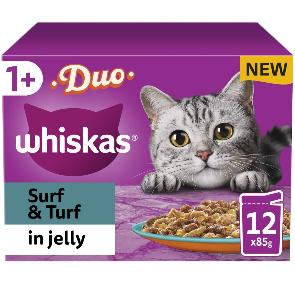 WHISKAS Wet Cat Food Pouches – Jelly & Gravy Selection