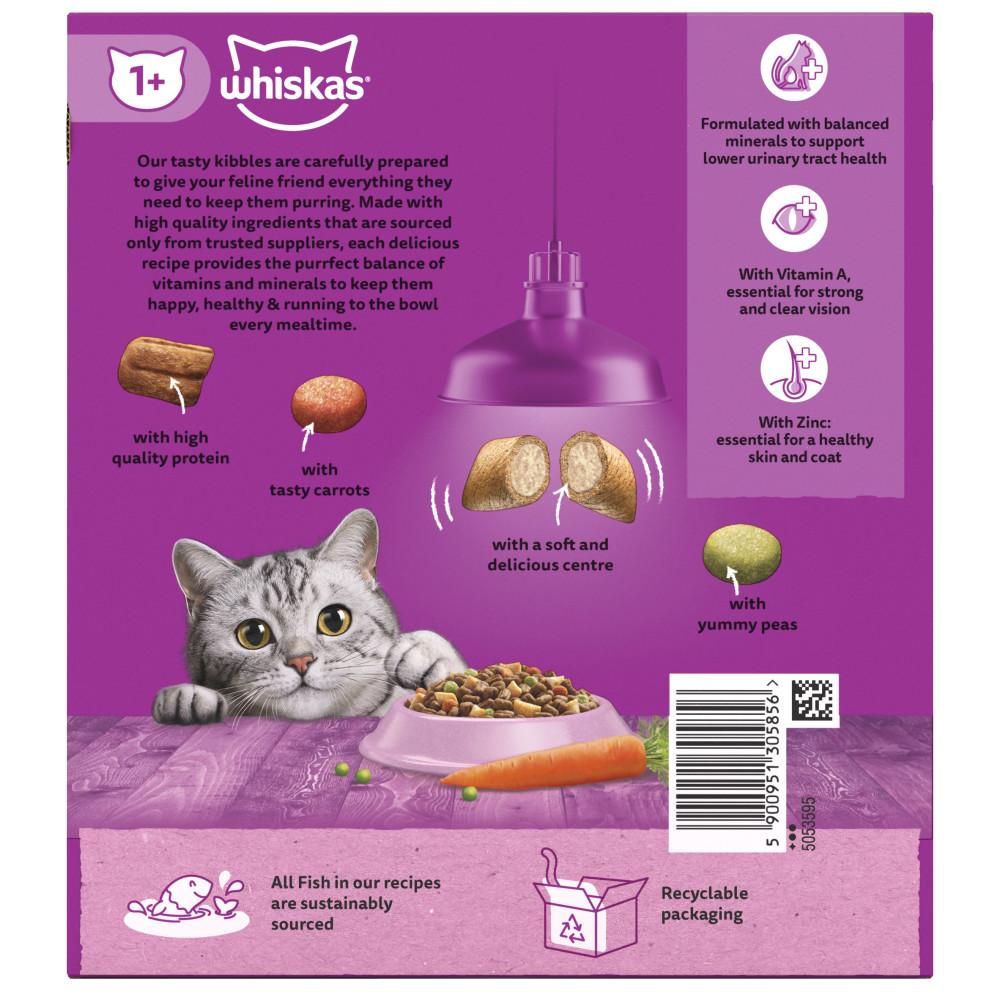 WHISKAS 1+ Adult Cat Dry Food with Salmon - 800g
