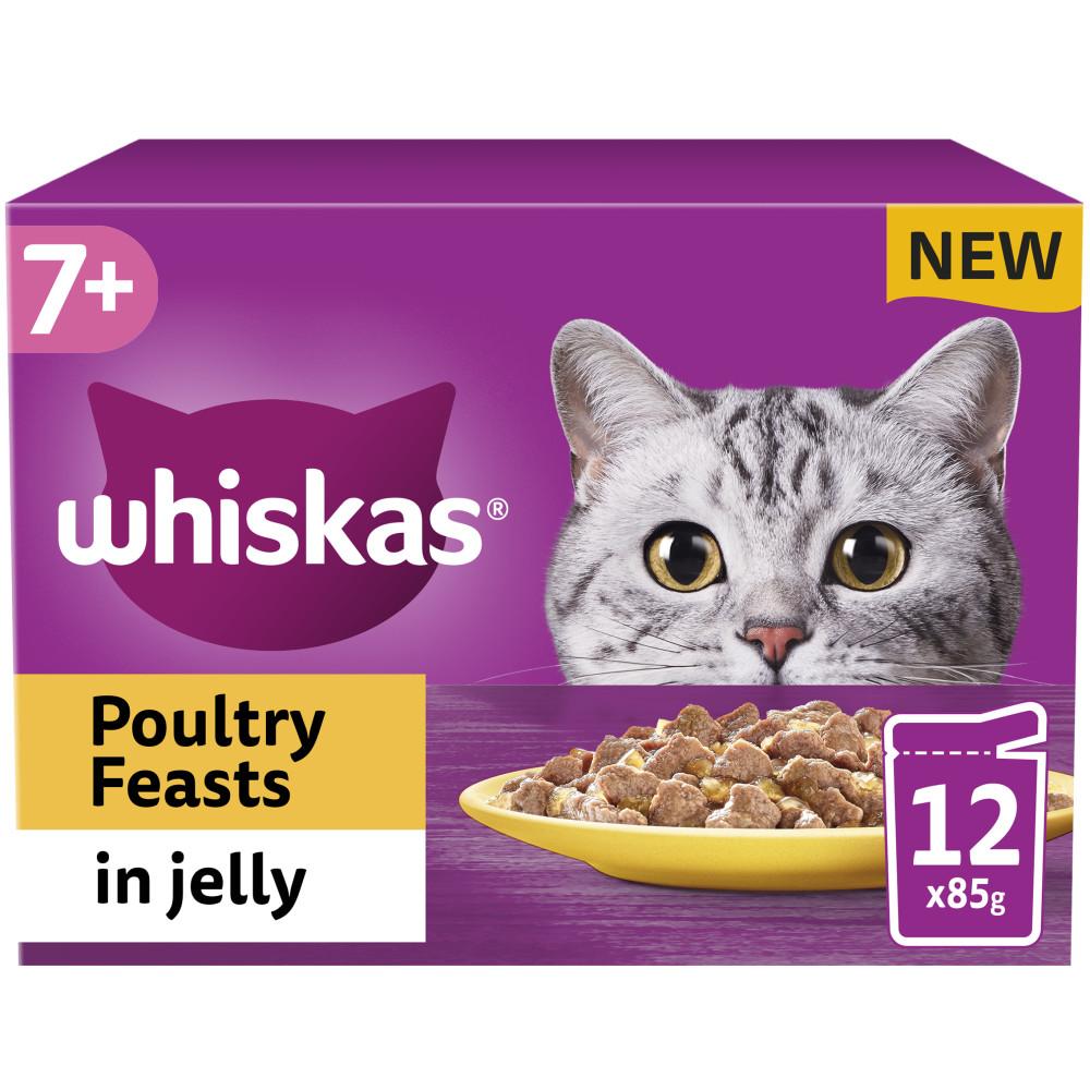WHISKAS Wet Cat Food Pouches – Jelly & Gravy Selection