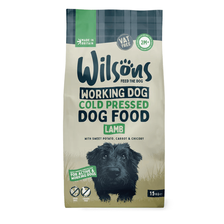 Wilsons Cold Pressed Lamb Working Dry Dog Food - 15kg