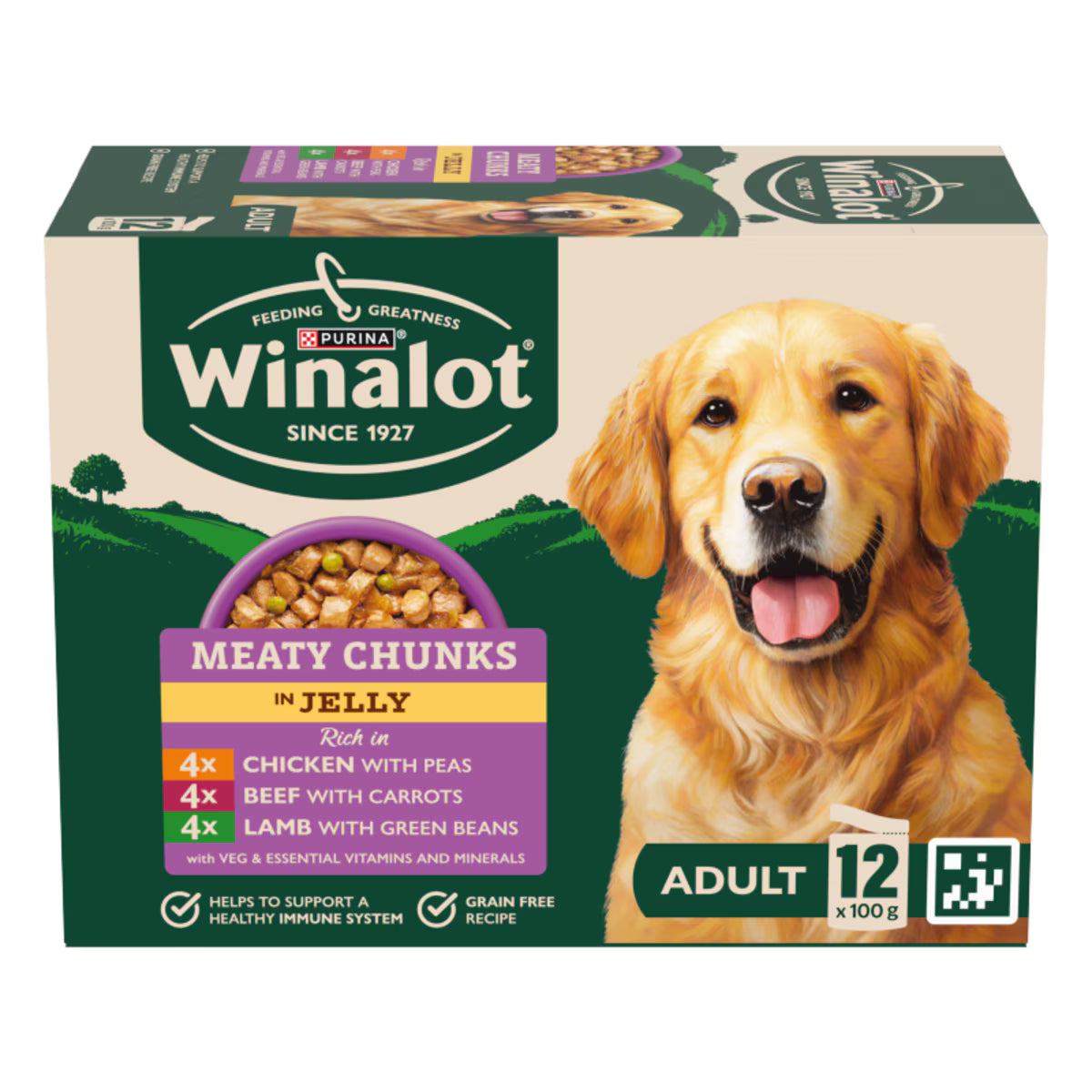 Winalot Mixed Wet Dog Food Pouches Bundle – Gravy & Jelly Variety Packs