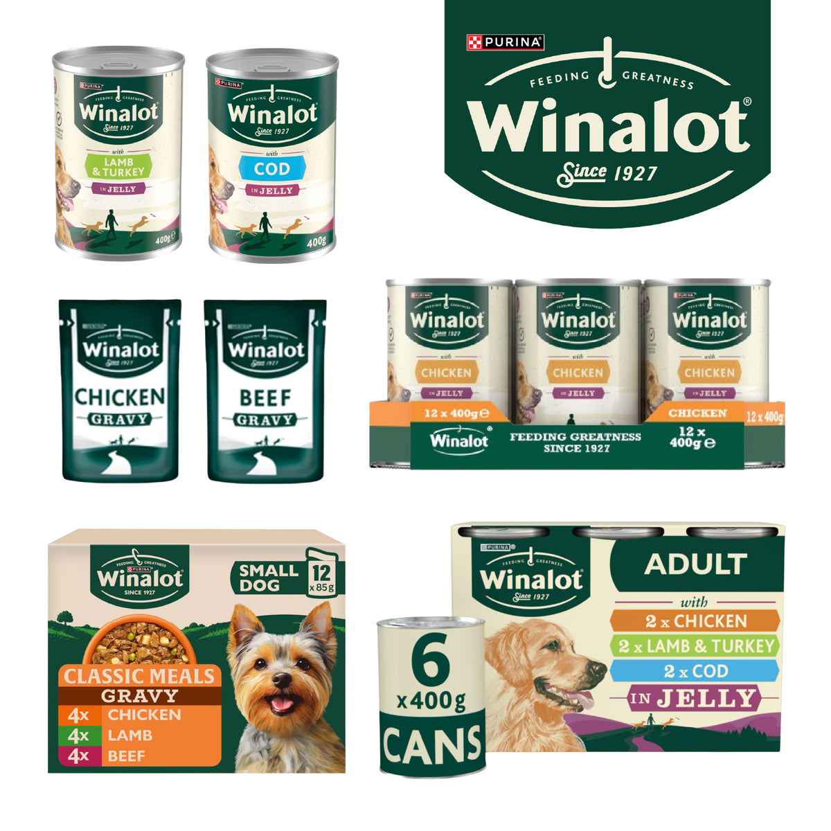 Winalot Wet Dog Food – Classics & Meaty Chunks