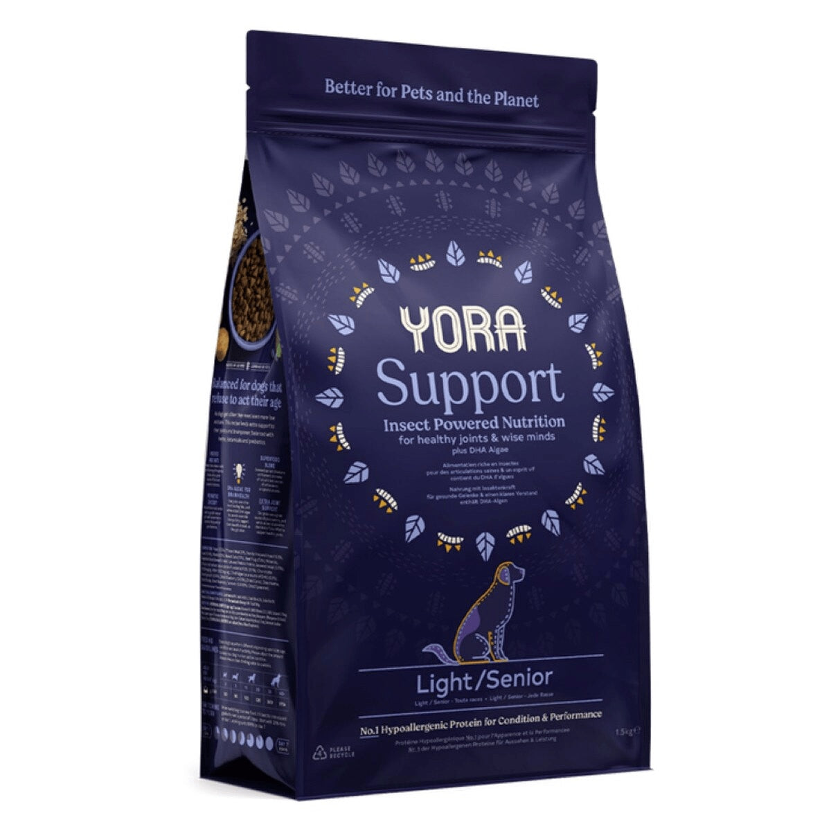 YORA Insect Protein Light/Senior Dog Food - 12kg