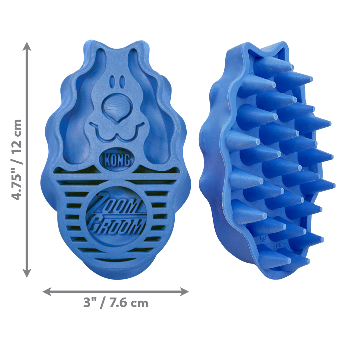 KONG ZoomGroom Boysenberry Large