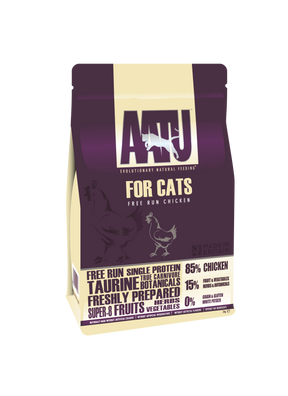 AATU 85/15 Grain Free Chicken Dry Cat Food - 3kg
