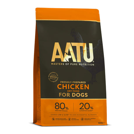 AATU 80/20 Grain Free Chicken Dry Dog Food - 10kg