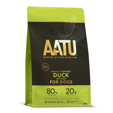 AATU 80/20 Grain Free Duck Dry Dog Food - 5kg