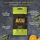 AATU 80/20 Grain Free Duck Dry Dog Food - 5kg