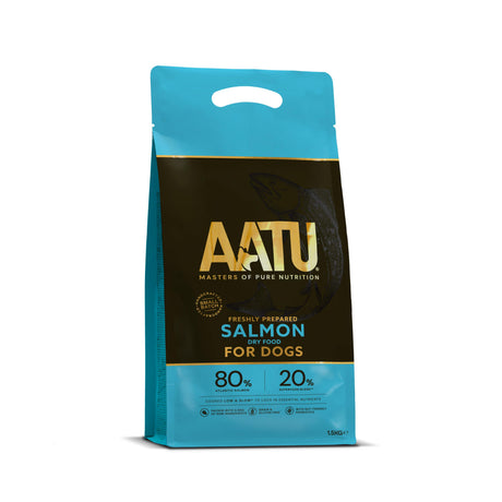 AATU 80/20 Grain Free Salmon Dry Dog Food - 1.5kg