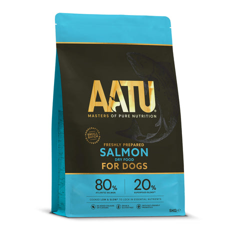 AATU 80/20 Grain Free Salmon Dry Dog Food - 5kg