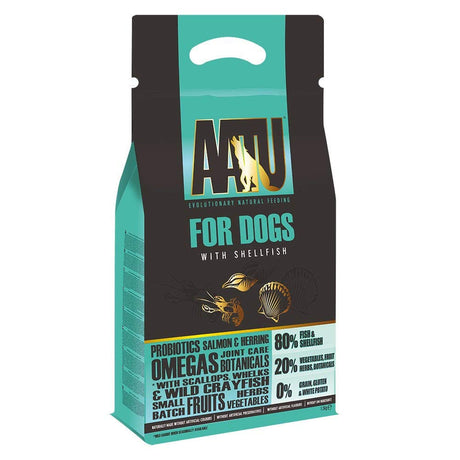 AATU 80/20 Grain Free Shellfish Dry Dog Food - 1.5kg