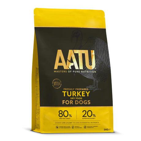 AATU 80/20 Turkey Dry Dog Food - 5kg