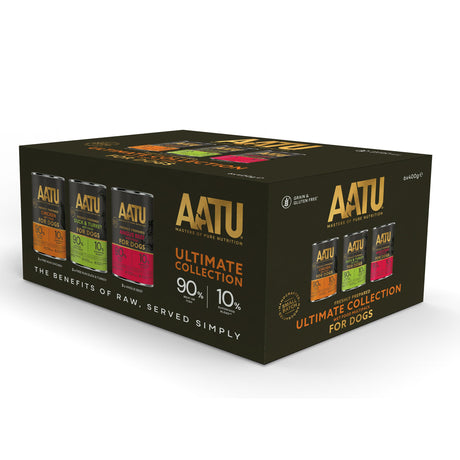 AATU Adult Wet Dog Food Variety - 6 x 400g