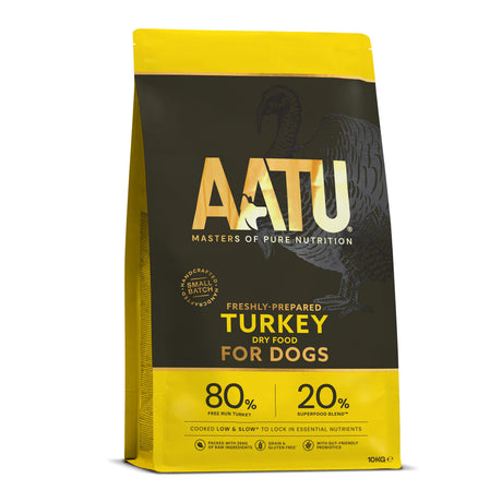 AATU Dog 80/20 Turkey Dry Food - 10kg