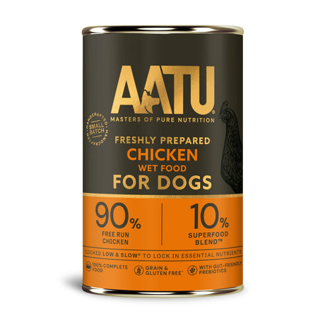 AATU Chicken Wet Dog Food - 6x400g