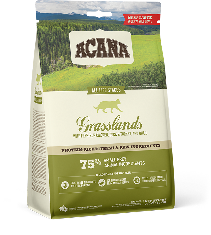 Acana Grasslands Dry Cat Food - 340g