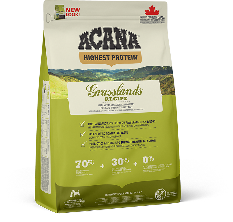 Acana Grasslands Grain Free Adult Dry Dog Food - 2kg