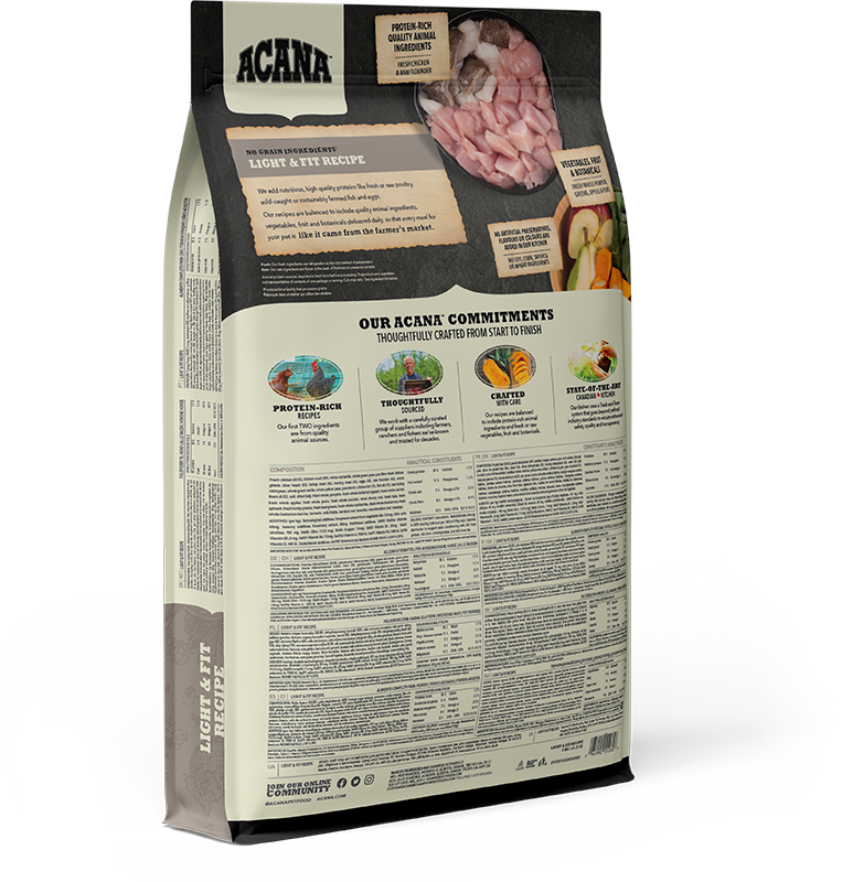 Acana Heritage Grain Free Light & Fit Dry Dog Food - 6kg
