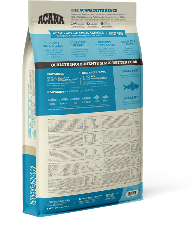 Acana Pacifica Dry Cat Food - 4.5kg